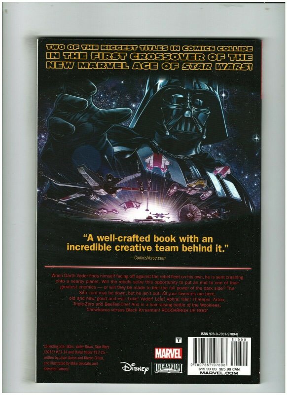 Star Wars Vader Down Trade Paperback VF+ 8.5 Marvel Comics Darth Vader
