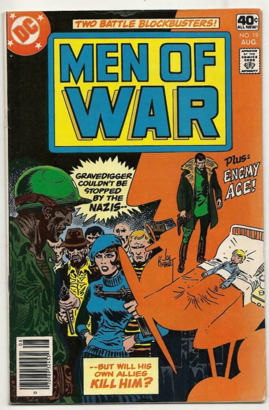 MEN OF WAR #19, VG+, Gravedigger, Enemy Ace, DC, 1977 1979 more DC in store