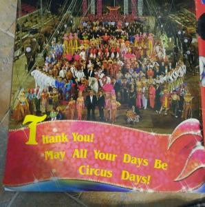RINGLING BROTHERS AND BARNUM & BAILEY CIRCUS 120TH ANNIVERSARY PROGRAM /POSTERS