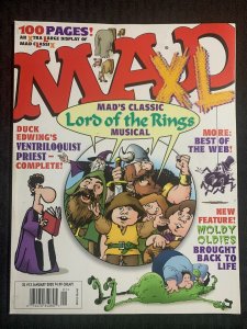 2002 Jan MAD XL Magazine #13 FVF 7.0 Alfred E Neuman / Lord of the Rings Musical