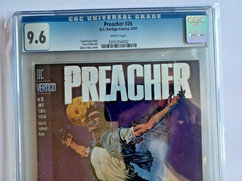 Preacher #26 - Garth Ennis - Vertigo - 1997 - CGC 9.8
