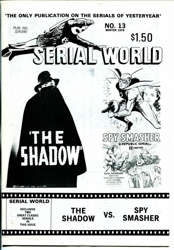 Serial World #13 1978-Spy Smasher-Shadow-movie serials-FN