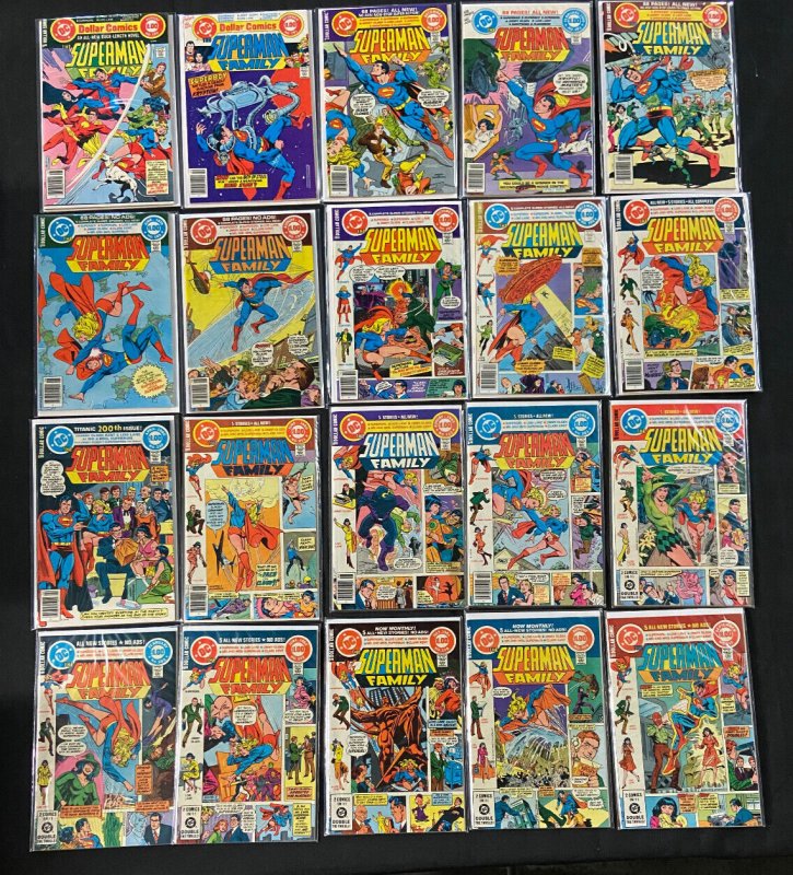 SUPERMAN FAMILY 52 COMIC LOT MOST F-VF BRONZE AGE 1974-1982