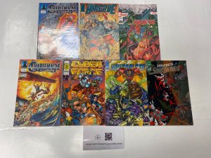 7 DEFIANT comic books Charlemagne Brigade Armor Cyber Force 15 KM39