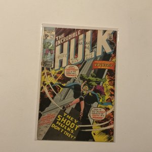 Incredible Hulk 142 Very Good+ Vf+ 4.5 Ink On Cover Marvel 1971