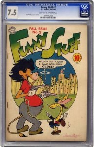 Funny Stuff #2 (1944) CGC 7.5 VF-