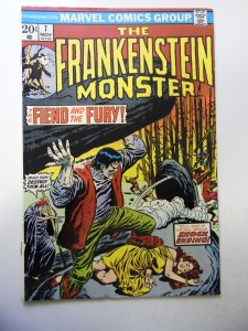 The Frankenstein Monster #7 (1973) FN Condition