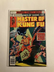 Master Hands Of Kung Fu 63 Near Mint- nm- 9.2 Newsstand Marvel  