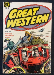 GREAT WESTERN #10 GOLDEN AGE 1954  COMIC VG