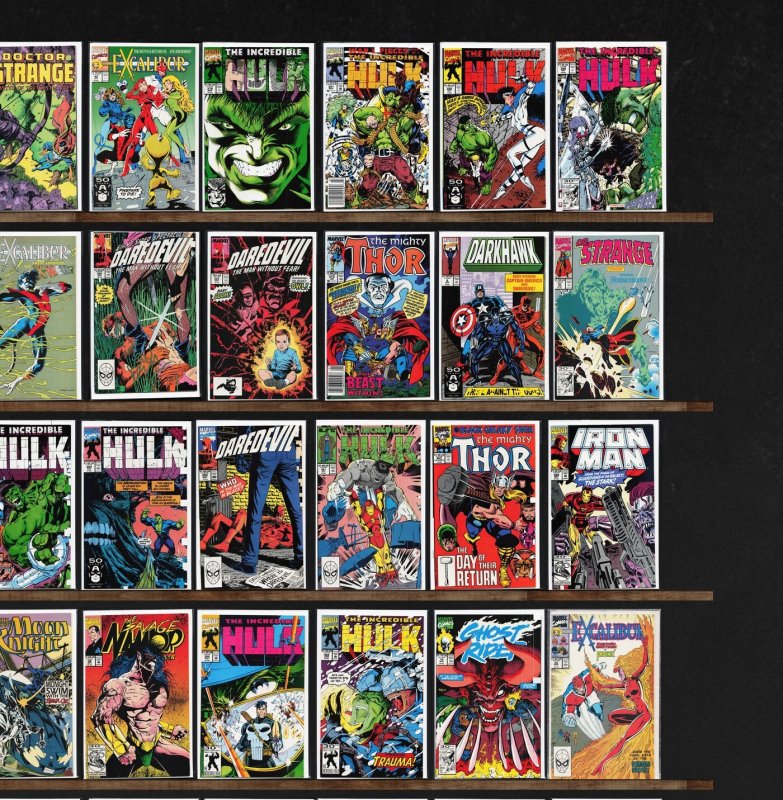 Huge Lot 140+ Comics with The Incredible Hulk, The Mighty Thor & More!