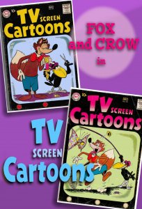 First 2 Issues of TV SCREEN CARTOONS #129, 130 (Summer of 1959) Fox and Crow!