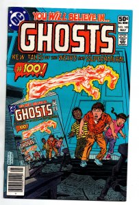 Ghosts #100 newsstand - Horror - 1981 - VF