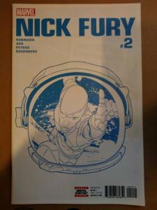 Nick Fury lot #1(A) & 2(A)  Marvel Comics 2017 art by Aco