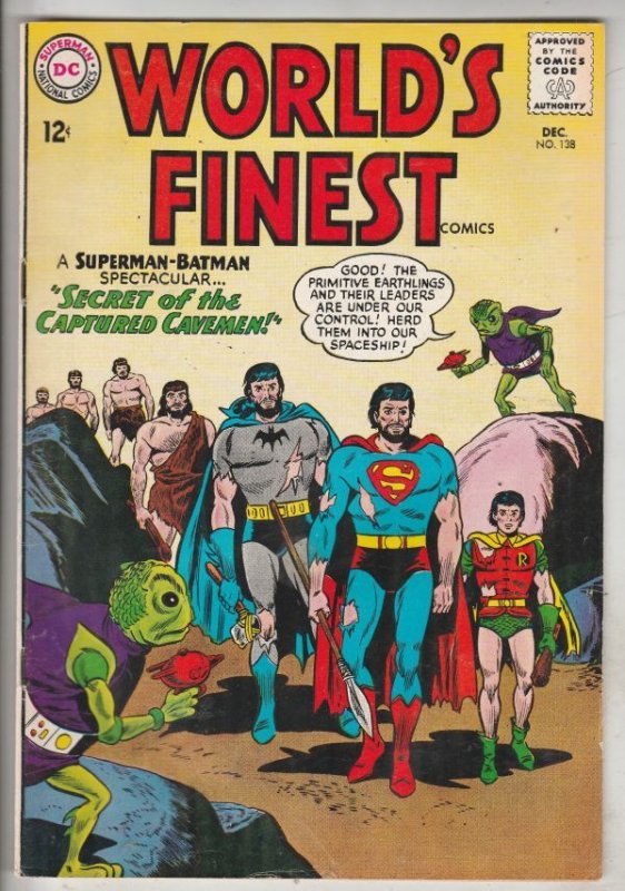 World's Finest #138 (Dec-63) VF High-Grade Superman, Batman, Robin