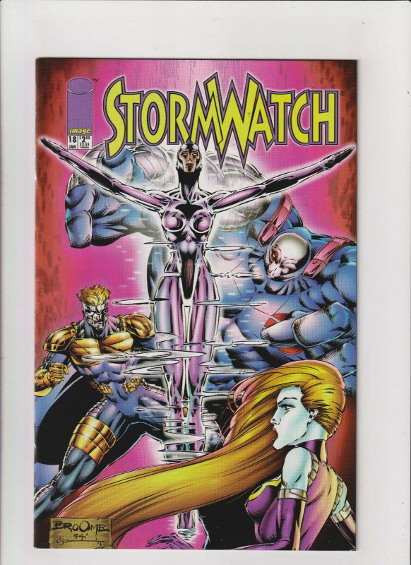 Stormwatch #18 NM- 9.2 Image Comics 1994 Void,Warblade Ron Marz