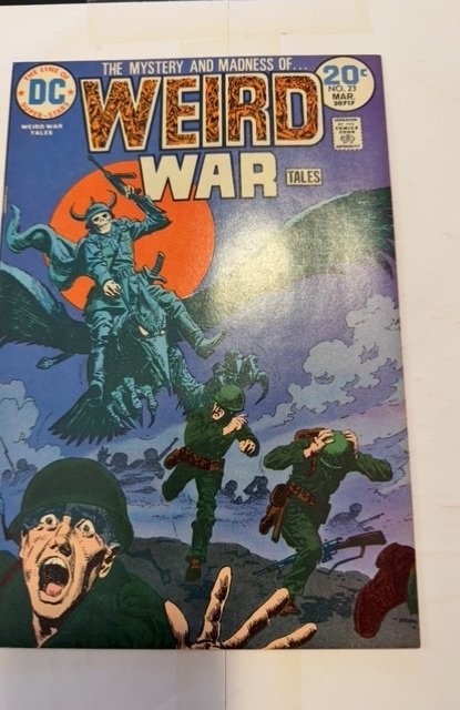 Weird War Tales # 23 (1974 DC) Higher Grade Supernatural Horror Army VF+