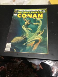 The Savage Sword of Conan #81 (1982) mid high grade! Bondage panel!FN/VF Wow