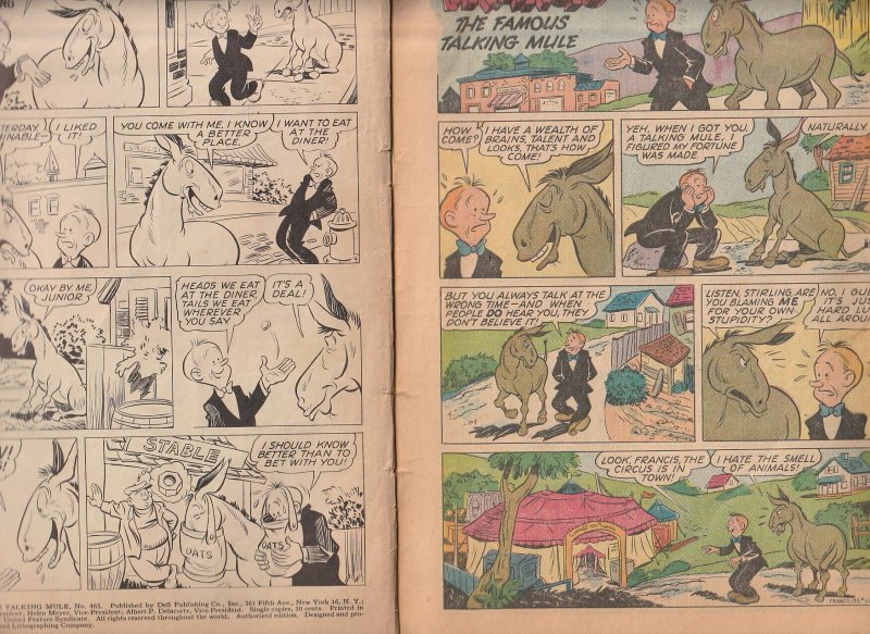 Four Color #465 (1953)  Francis The Talking Mule