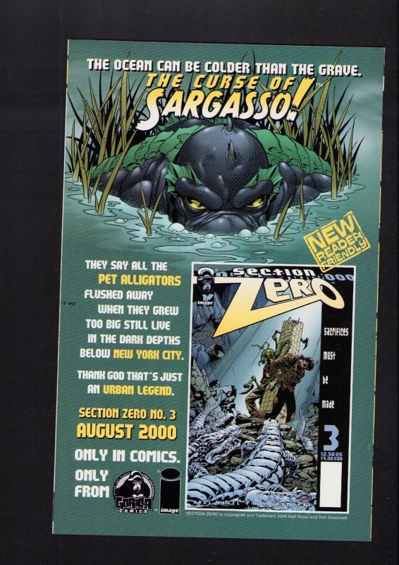 Section Zero #1-3 - THREE PIECE LOT + TOM GRUMMETT ART! (9.2) 2000