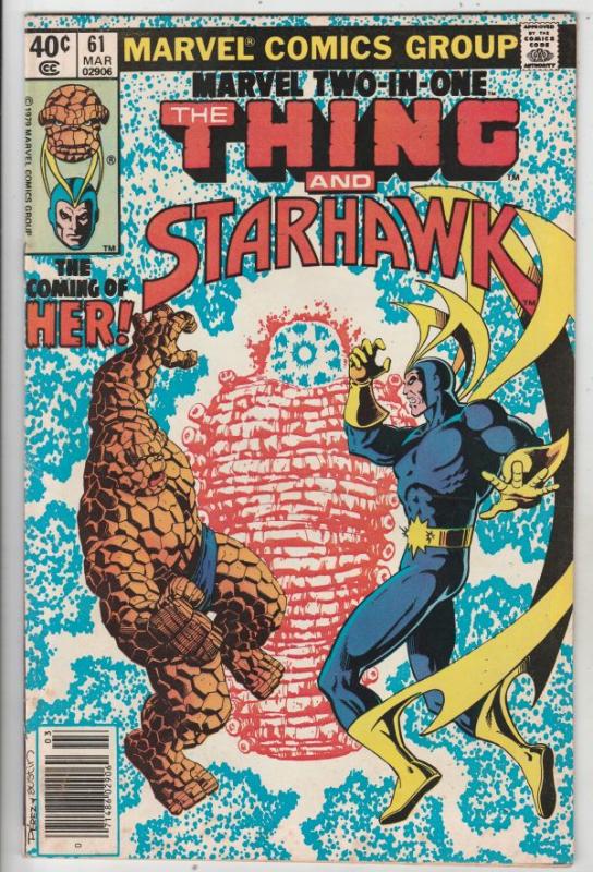 Marvel Two-In-One #61 (Mar-80) VF+ High-Grade The Thing