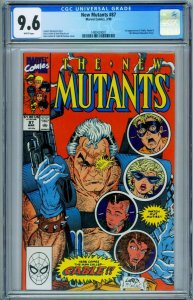 NEW MUTANTS #87 CGC 9.6 // 1st CABLE // comic book // 1990 // 1480429001
