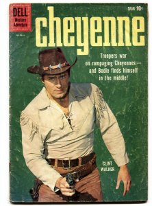 Cheyenne #14 1960-Dell-TV series-Clint Walker photo cover VG