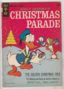 Walt Disney's Christmas Parade #4 (Jan-75) FN Mid-Grade Scrooge McDuck, Donal...