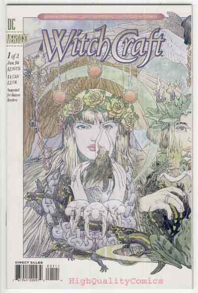 WITCHCRAFT #1, NM+, Vertigo, Witches, Kaluta, Spells,1994, more in store