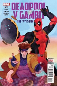 Deadpool v Gambit (2016) #3 of 5 VF/NM Kevin Wada Cover