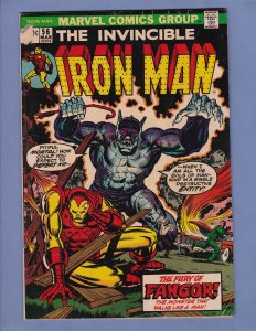 Iron Man #56 VG Jim Starlin Art Marvel 1973