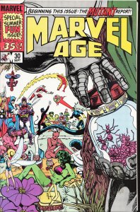 Marvel Age #30 (1985) The Eternals
