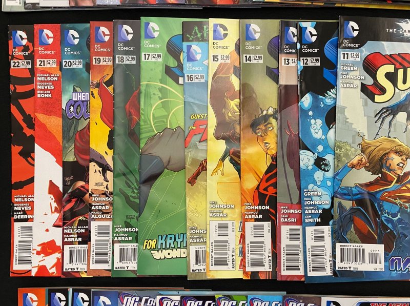DC New 52: Supergirl, Superboy, Ravagers - 39 book lot