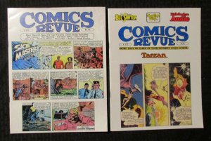 2000 COMICS REVUE Magazine #171 #172 VG/FN 5.0 LOT of 2 Sky Masters / Tarzan