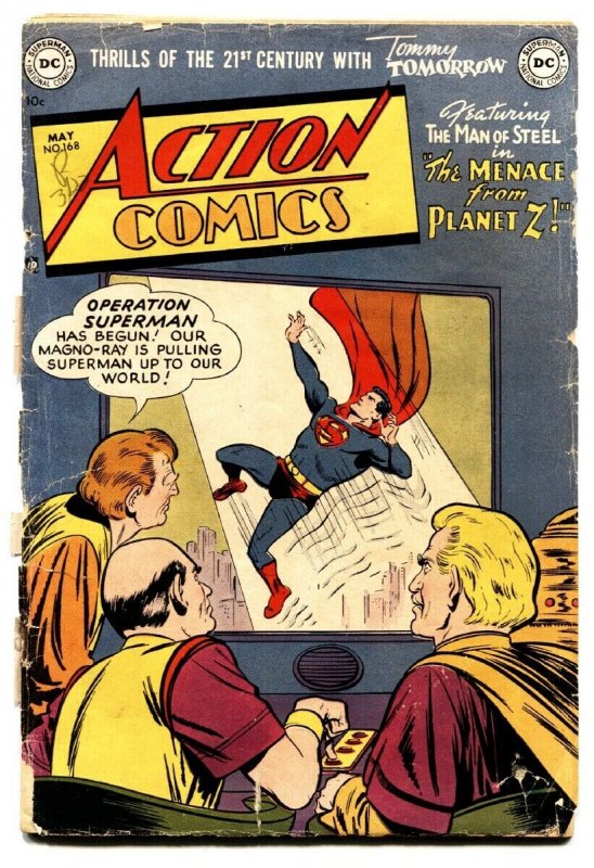 Action Comics #168 1952- Superman Congo Bill- DC golden-age