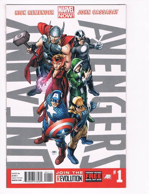 Uncanny Avengers # 1 NM Marvel Now Comic Book Thor Captain America Wolverine S80