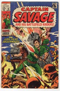 Captain Savage #13 VINTAGE 1969 Marvel Comics