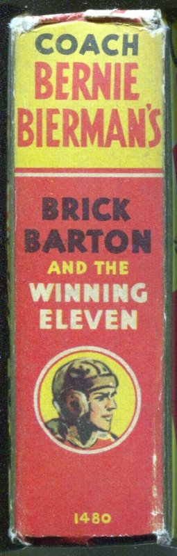 Coach Bernie Bierman's Brick Barton & The Winning 11 #1480 1938-Big Little Book 