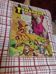 TOMAHAWK #82 DC Comics 1962 Lost Land of the Paleface Tribe Dinosaur Cover