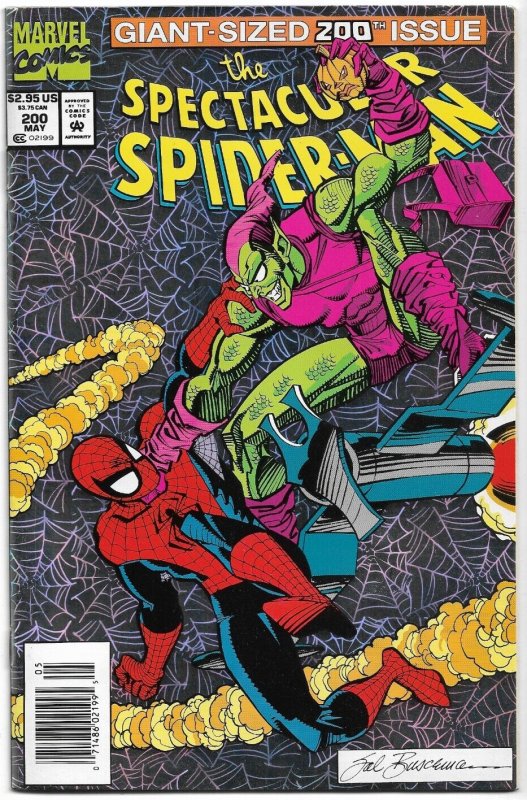 SPECTACULAR SPIDER-MAN#200 VF/NM 1993 NEWSTAND EDITION MARVEL COMICS