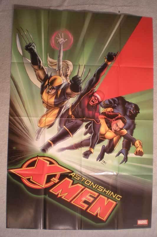 ASTONISHING X-MEN Promo Poster, 24x36, 2004, Unused, more Promos in store