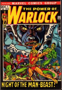 Warlock #1 - Origin of Warlock (Grade 9.0 / 9.2) 1972