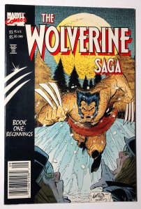 Wolverine Saga #1 (VF/NM, 1990) NEWSSTAND