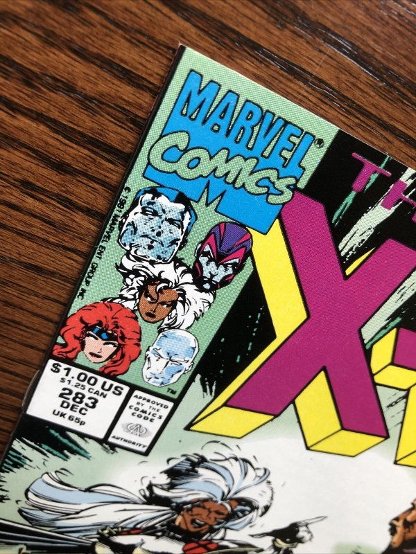 Uncanny X-Men #283 PERFECT!! 1991 Marvel 1st Full Appearance Bishop 