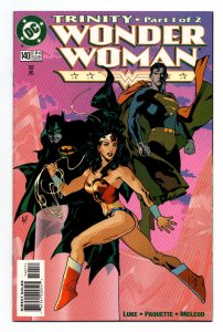 Wonder Woman #140 - Superman - Batman - Adam Hughes - 1999 - NM