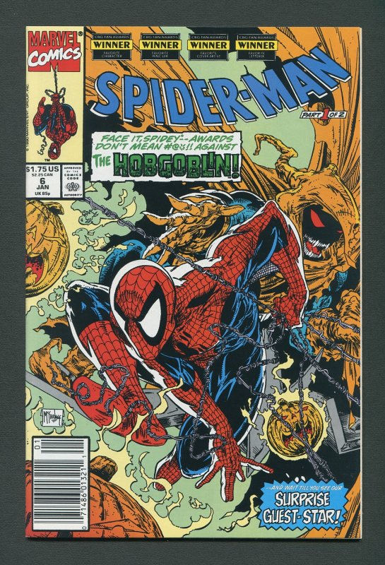 Spiderman #6 (Todd McFarlane / Newsstand)  NM+ January 1991 | Comic  Books - Copper Age, Marvel, Spider-Man, Superhero / HipComic