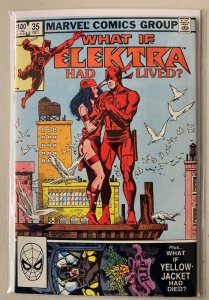 What If #35 Direct Marvel 1st Series (8.0 VF) Elektra (1982)