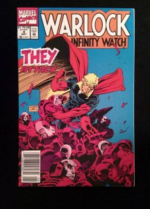 Warlock and the Infinity Watch #4  Marvel Comics 1992 VF+ Newsstand