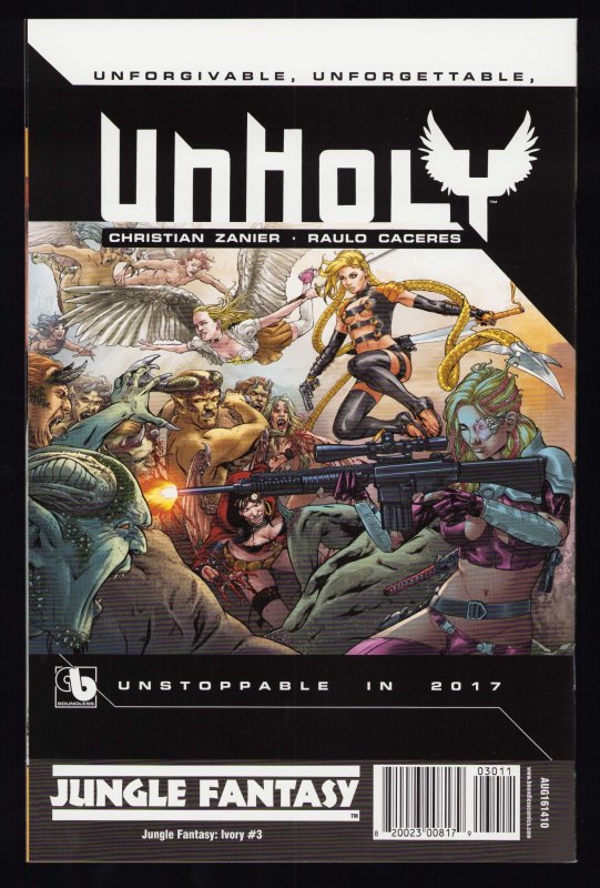 Jungle Fantasy: Ivory #1- 3. Renato Camilo Covers 3 pc Set (2016) 8.5/9