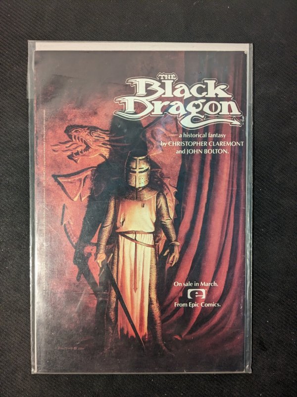 The Black Dragon #1 (1985) The Black Dragon