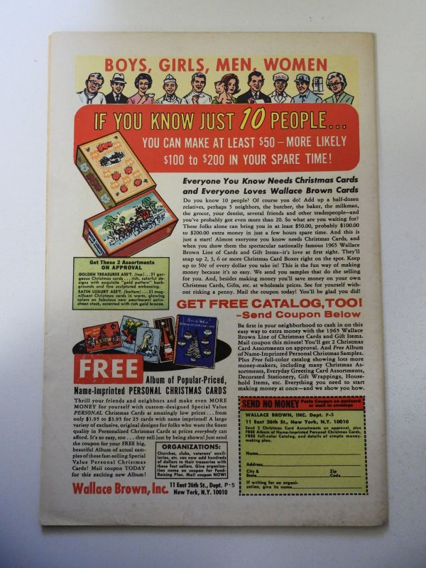 Unknown Worlds #42 (1965) VG+ Condition centerfold detached at one staple